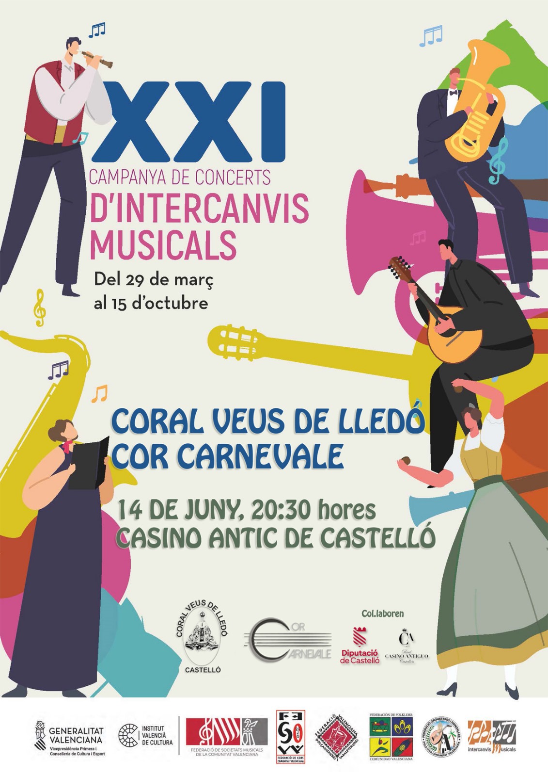  Concierto: Cor Carnevale y Coral Veus de Lledó